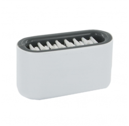 Kartáč na čištění příborů s přísavkou šedý