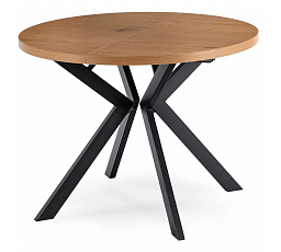 Stůl LUKAS Rozkládací 100-250 cm Dub Zlatý/Černý