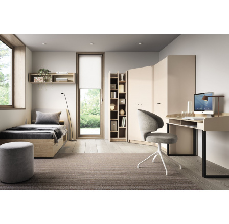 Dětský pokoj ALESSIO-02, Béžově-písková/Dub olejovaný Dětský pokoj ALESSIO-02, Béžově-písková/Dub olejovaný