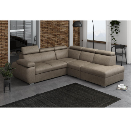 Rohová sedací soustava Bodie II pravá béžová Rohová sedací soustava Bodie II pravá béžová