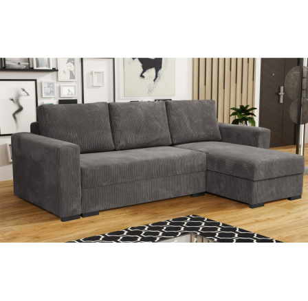 Sedací souprava Loreta Premium UNI tmavě šedá