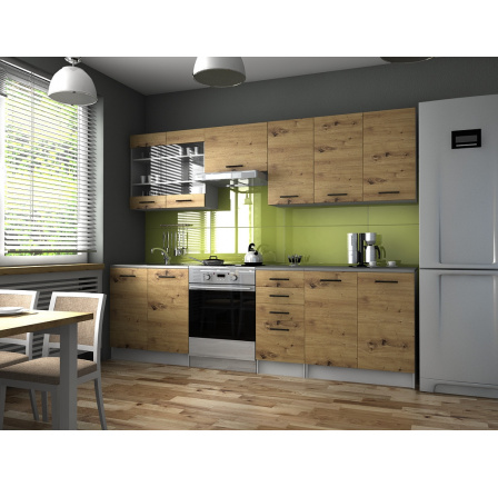 Kuchyňská Linka Pamis 260/200 dub artisan Kuchyňská Linka Pamis 260/200 dub artisan