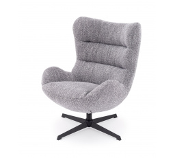 Otočné křeslo JACKIE, Šedá/Černá