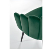 Židle K410, zelený samet