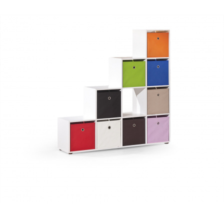 Regál CABOTO, bílá Regál CABOTO, bílá