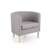 Křeslo CLUBBY, šedé