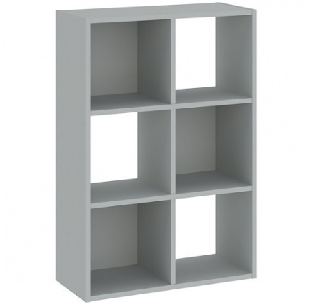 Regál CATCHY 6P, Šedá Regál CATCHY 6P, Šedá