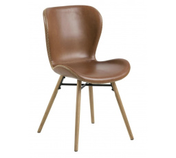 Židle Batilda Retro brandy /přírodní