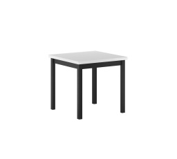 Stůl bílý/černý 80x80 ST25-FX