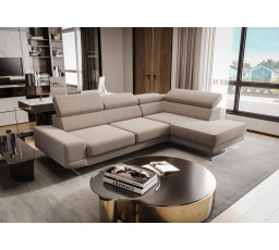 Rohová sedací souprava MILANO I - béžová, pravá