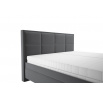 Postel Elezar 180x200, šedá/černé nohy