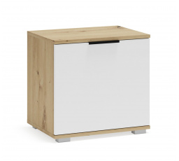 Komoda CLIF ST-50, dub artisan / bílá