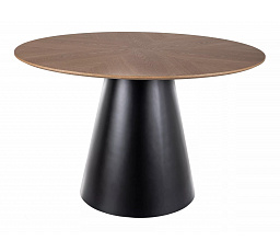 Jídelní stůl ANGEL 120, Dub/Černá