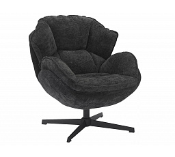 Otočné křeslo BETTY, Černá 242/Černá