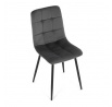 Jídelní židle, šedá, sametová látka, CT-281 GREY4