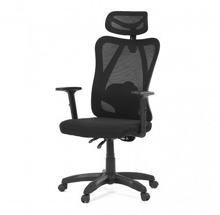 Kancelářská židle, synchronní mechanismus, černá síťovina, KA-R215 BK Kancelářská židle, synchronní mechanismus, černá síťovina, KA-R215 BK