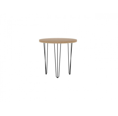 PŘEDPRODEJ -15% do 30.01 ! Stůl kulatý (dub zlatý craft + nohy III) Fi80 ST(B)-FX / III