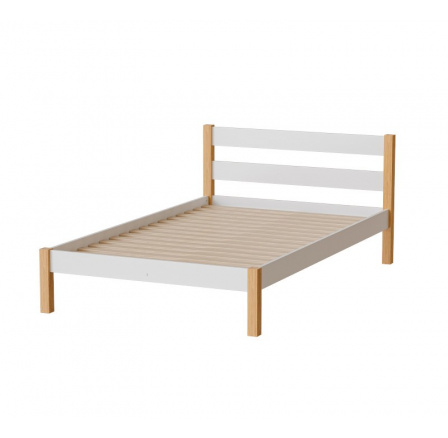 Postel "INKA" - Barva korpusu: bílá/přírodní dub