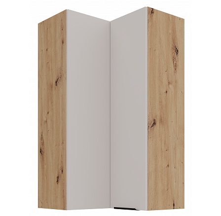 Horní rohová skříňka SOLEA - 60x60 GN-108 2F (90°), Dub Artisan/Kašmír Horní rohová skříňka SOLEA - 60x60 GN-108 2F (90°), Dub Artisan/Kašmír