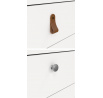 Noční stolek REAL 685, Bílá