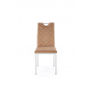 Jídelní židle K578, béžová / stříbrná