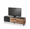 Tv komoda RANDOM RTV-2 RTV, dub wotan/černá