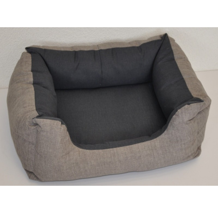 Pelíšek AXIN  tmavě šedý - 58x48 cm