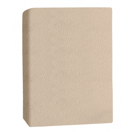 Prostěradlo mikroflanel béžové 180x200 dvojlůžko