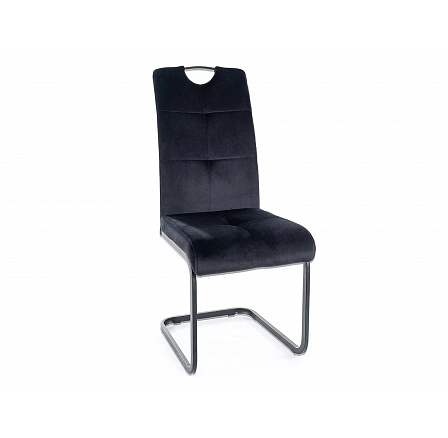 Jídelní židle AXO VELVET, černý Bluvel 19/černý mat Jídelní židle AXO VELVET, černý Bluvel 19/černý mat