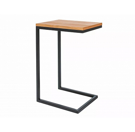Stolek LARGO C, Dub/Černá