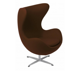 Křeslo Vejce hnědý kašmír 16 Premium