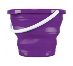 Skládací kbelík 10L fialový