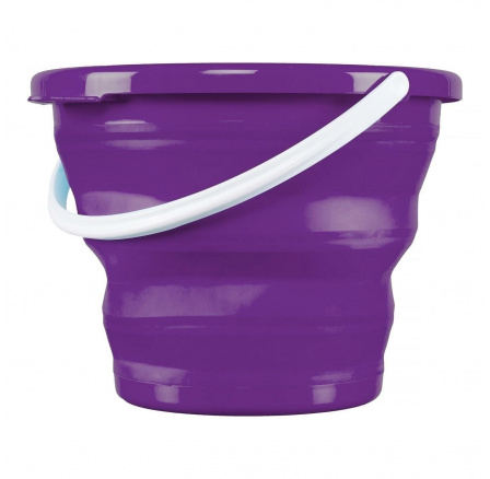 Skládací kbelík 10L fialový