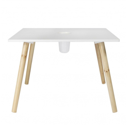 Dětský stolek s hrníčkem na pastelky