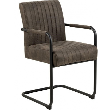 Křeslo s područkami Adele antracitové