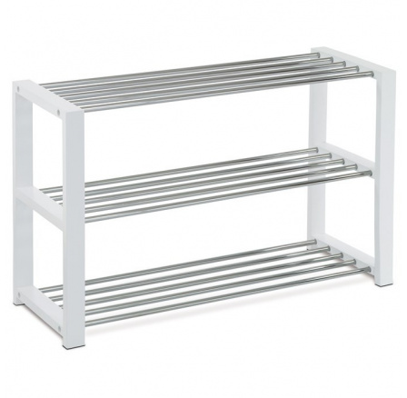 Botník, masiv, bílá, 83168-12 WT Botník, masiv, bílá, 83168-12 WT