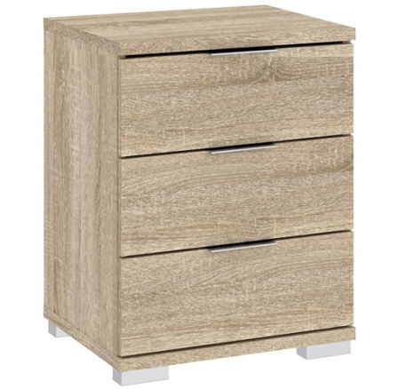 Komoda PRAHA 3S, Dub Sonoma