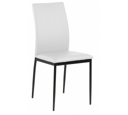 Židle Demina bílá PU