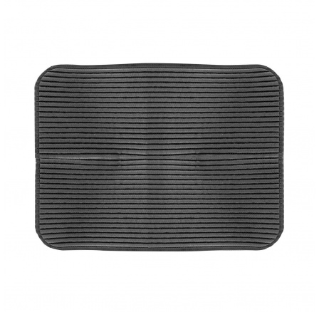 Odkapávač, šedá sušicí podložka na nádobí