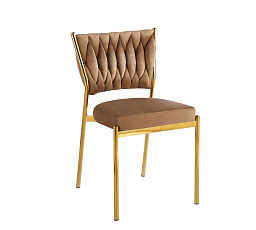 PŘEDPRODEJ -15% do 20.05! Židle velvet - Riviera 24 cappuccino K45-FX