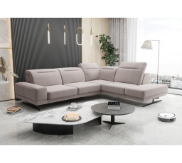 Rohová sedací souprava FIORE 265x220 cm - béžová, pravá