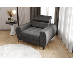 Křeslo PORTO 110 cm - šedá