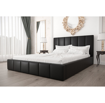 POSTEL RADO PŘÍRODNÍ KŮŽE - 160x200, Kovová na plynových vzpěrách POSTEL RADO PŘÍRODNÍ KŮŽE - 160x200, Kovová na plynových vzpěrách