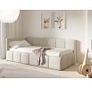Postel TUNIS 200 x 90, nízký bok, Paros 5, Levá