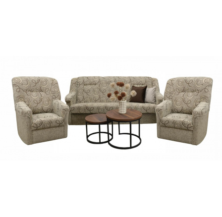 Sedací souprava Panda 3+1+1 Rosita 104/koo béžová Sedací souprava Panda 3+1+1 Rosita 104/koo béžová