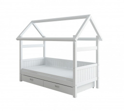 Postel domeček/rám s úl. prost. Romantic 449 bílá