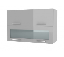 Kuchyňská horní skříňka Femme KL80 1D1W, šedý lesk