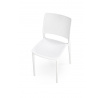 Jídelní židle stohovatelná K514, Bílá