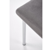 Židle K578, šedá / stříbrná