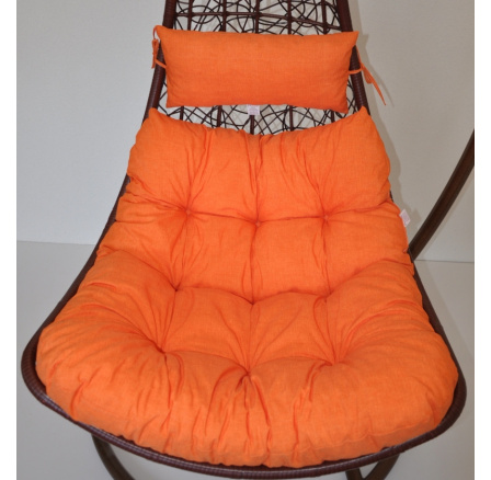 Polstr na závěsnou houpačku Margarita - látka oranžový melír Polstr na závěsnou houpačku Margarita - látka oranžový melír